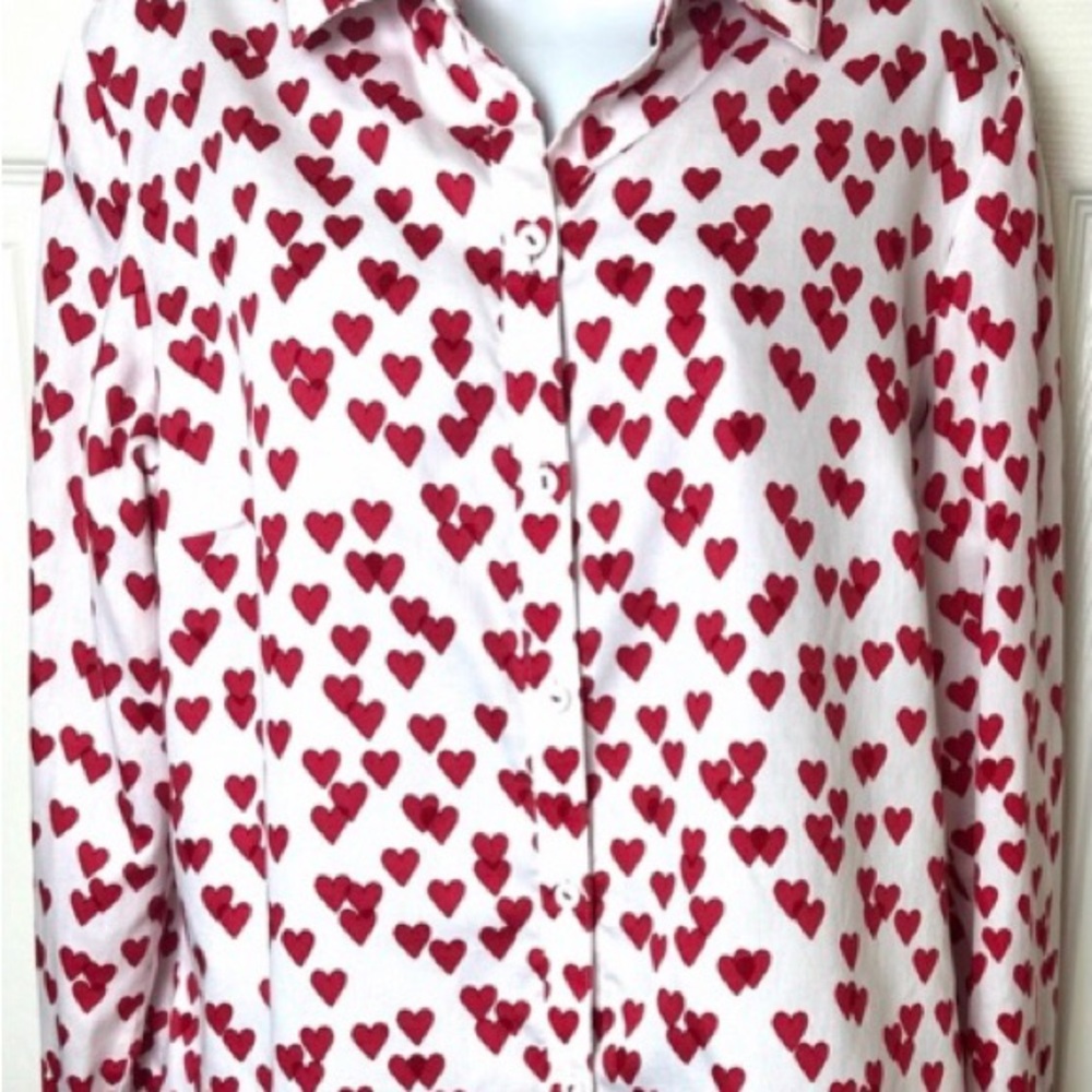 Fox Croft Long Sleeve Ava Sweetheart Shirt